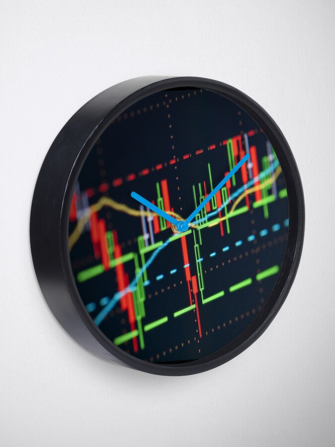 Forex Graphic Art Trader Clock - 