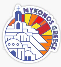 Mykonos Greece Sticker