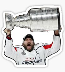 Alex Ovechkin Hoisting the Stanley Cup - Washington Capitals 2018 #8 Sticker