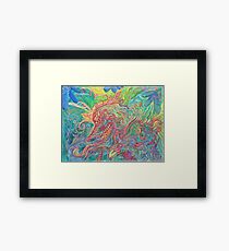 Mozart's Mashup Framed Print