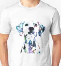 Colourful Dalmatian Unisex T-Shirt