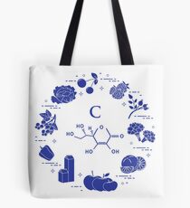 Foods rich in vitamin C. Tote Bag