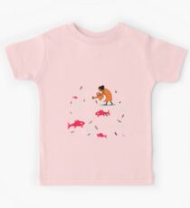Fish planter illustration Kids Tee
