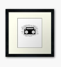 Cassette Framed Print