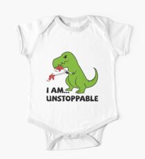 I am unstoppable T-rex One Piece - Short Sleeve