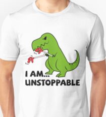 I am unstoppable T-rex Slim Fit T-Shirt