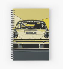934 80 911 Puerti Rico Race Car Spiral Notebook