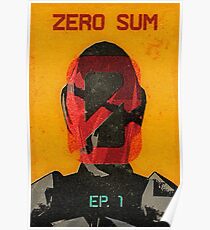 Zer0 Sum Vintage Poster Poster