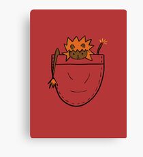 Pocket Pets; Lion Canvas Print