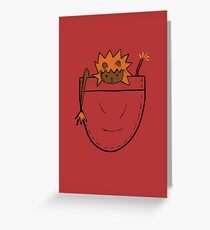 Pocket Pets; Lion Greeting Card