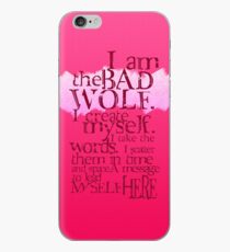 I am the BAD WOLF iPhone Case