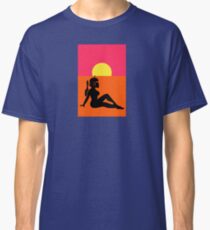 Pop Art Sexy Robot Girl Classic T-Shirt