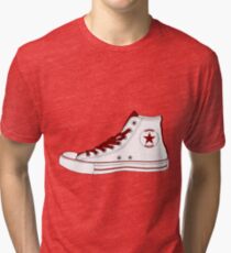 Indiana White Gameday Sneakers Tri-blend T-Shirt