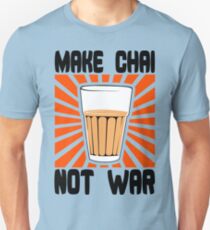 Make Chai Not War Funny Geek Nerd Unisex T-Shirt