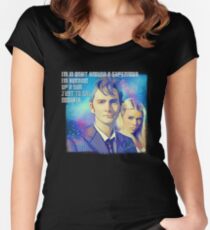 10TH and Rose Women's Fitted Scoop T-Shirt