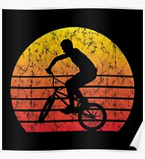BMX Bike Biker Bicycle Retro Love Life Gift Poster