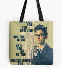 David Tennant - He's wonderful Tote Bag