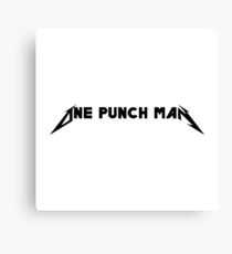 One Punch Man Metallica Logo Canvas Print