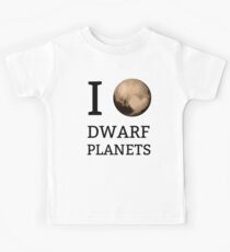 I Love Dwarf Planets Kids Tee