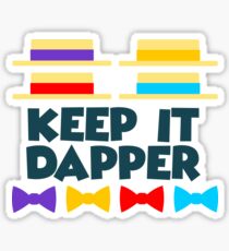 Keep It Dapper Sticker