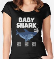 Baby Shark t shirt Women's Fitted Scoop T-Shirt