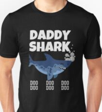 Daddy Shark t shirt Slim Fit T-Shirt