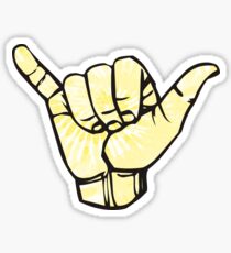 Yellow Tie Dye Gnarly Sticker