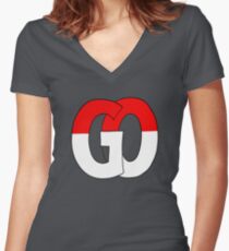 Pokemon Go Women's Fitted V-Neck T-Shirt