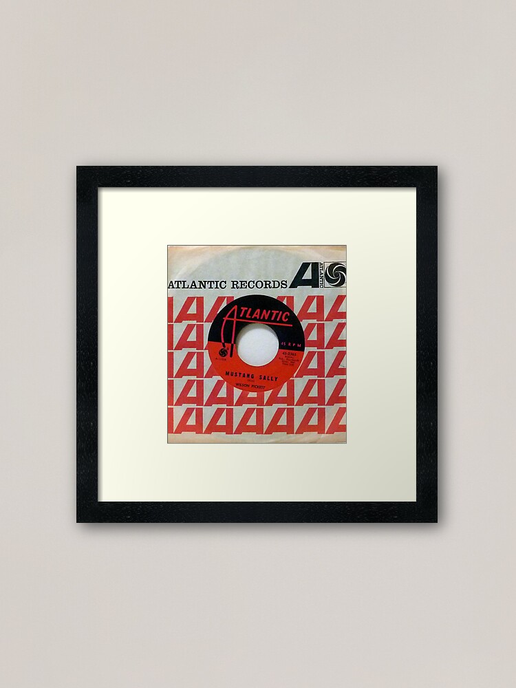 Alternate view of Wilson Pickett, Mustang Sally, Soul, Funk, 45 Framed Art Print