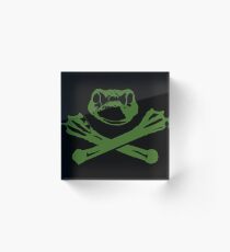 Frosch-Pirat Acrylblock