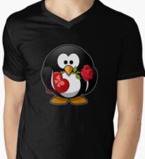 cute penguin Men's V-Neck T-Shirt