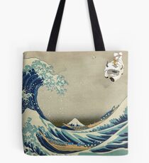 The Great Wave Off Katara Tote Bag