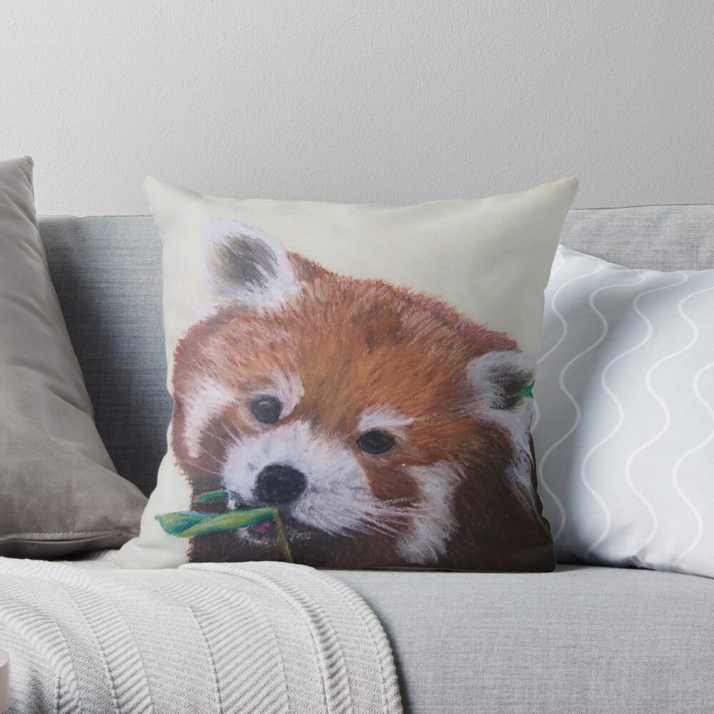 red panda pillow