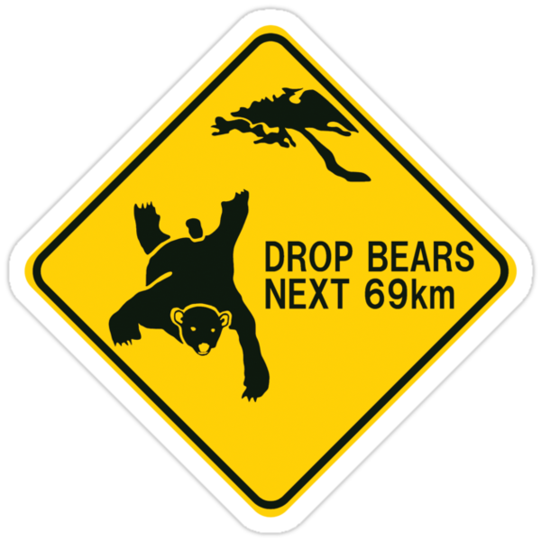 drop bear shirt