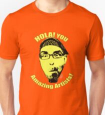 HOLA YOU AMAZING ARTISTS Rafi Perez Youtube Slim Fit T-Shirt