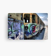 Behind the time Canvas Print