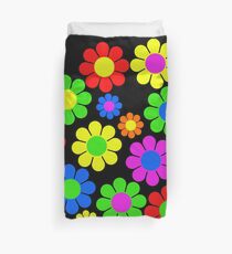 Hippy Flower Daisy Spring Pattern Duvet Cover