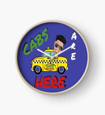 Cabs Are Here Clock