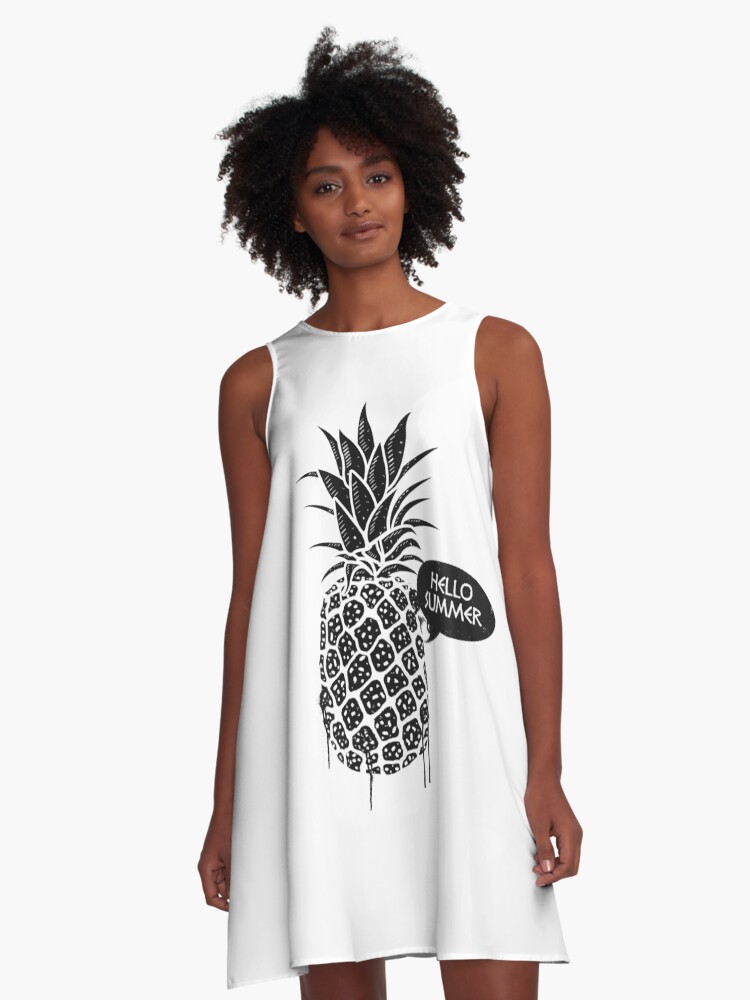 pineapple summer dress