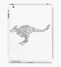 Marsupials - Black and White - Evolution iPad Case/Skin