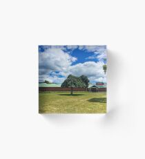 Trentham Racecourse Stables Acrylic Block