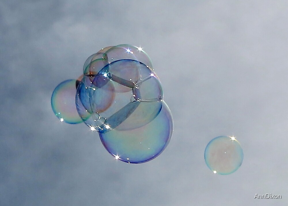 "Pretty Bubbles in the Air" by AnnDixon Redbubble