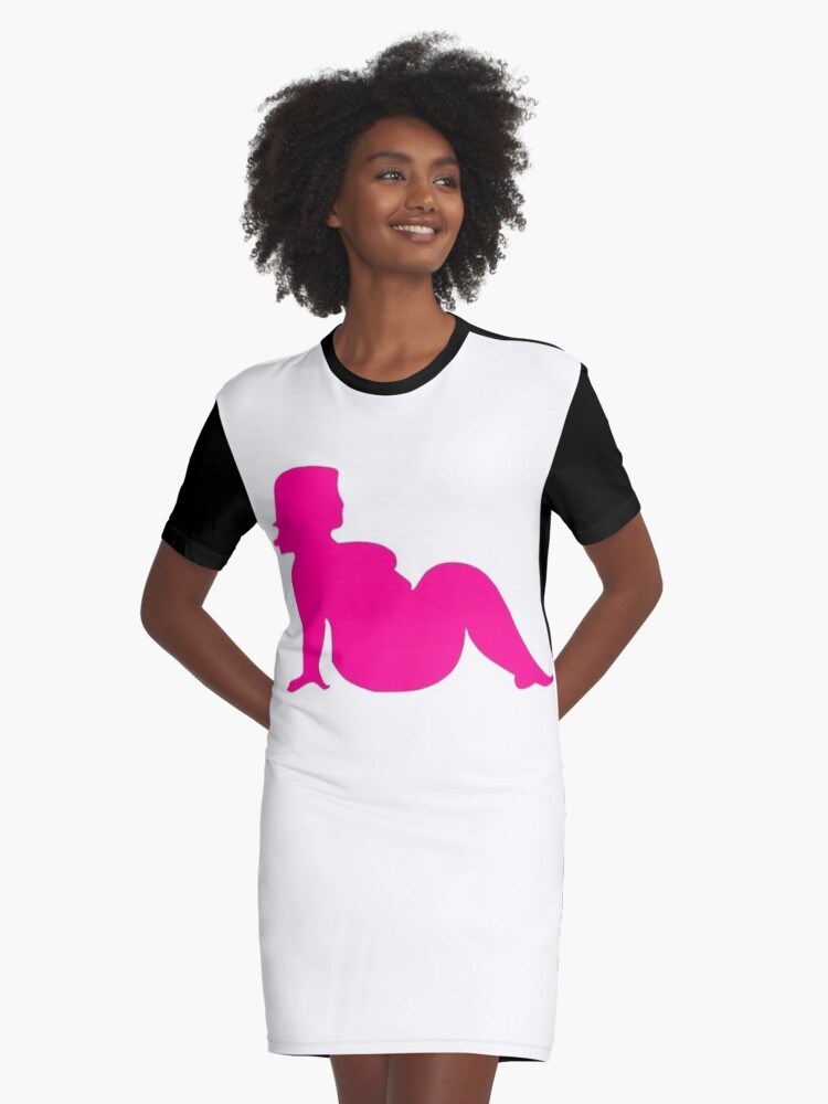 Thick Chick Funny Sexy Girl Graphic T Shirt Dress Thick Chick Funny Sexy Girl Graphic T Shirt Dress