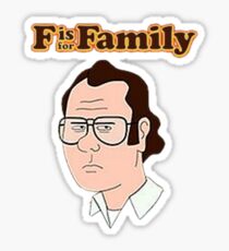 F is for Family Sticker