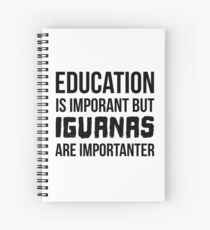 Cuaderno de espiral Las iguanas son importanter