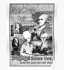Alexander Hamilton, George Washington - History Gifts - USA, America Poster