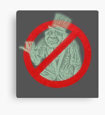 Beware of Hitchhiking Ghosts Haunted Mansion Canvas Print