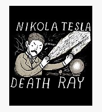 nikola tesla death ray Photographic Print