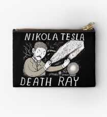 nikola tesla death ray Studio Pouch