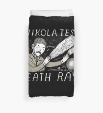 nikola tesla death ray Duvet Cover